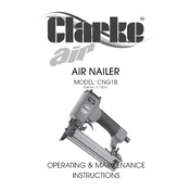 Clarke 3110276 CNG1B Air Nailer manual cover