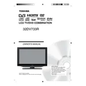 Toshiba 32DV733R TV manual cover