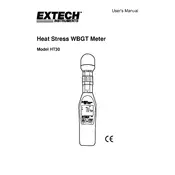 Flir Extech HT30 Meter manual cover