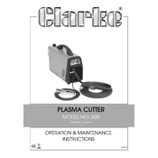 Clarke 6016010 Plasma King 30SI Plasma Cutter manual cover