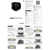 be quiet! Dark Rock Pro 4 Cooler manual cover