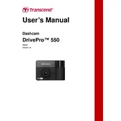 Transcend DrivePro 550 Dashcam