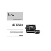 Icom IC-M502 Transceiver manual cover