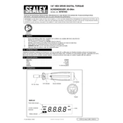 Sealey STS103 Screwdriver manual cover