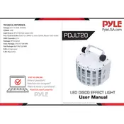 Pyle PDJLT20 Light manual cover