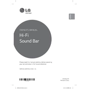 LG NB5540 NB5540.DUSALLK Sound Bar manual cover