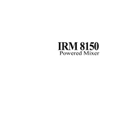 Peavey IRM 8150 Mixer manual cover