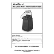 West Bend L5902 82418R Popcorn Maker manual cover