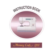 Janome Memory Craft 5700 manual cover