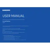 Samsung LC34J791WTNXZA Monitor manual cover