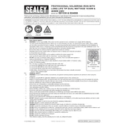 Sealey SD1530 Soldering Iron manual cover