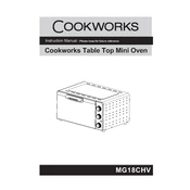 Cookworks 2417880 MG18CHV Oven manual cover