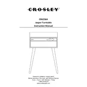 Crosley CR6236A Turntable manual cover