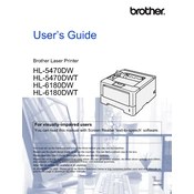 Brother HL-5470DW manual cover