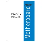 ASUS P8Z77-V DELUXE Motherboard manual cover