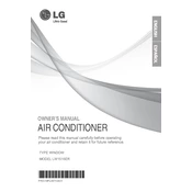 LG LW1515ER LW1515ER.ASWAUSH Air Conditioner manual cover