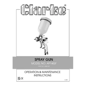 Clarke 3082120 AP14GF Spray Gun manual cover