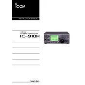 Icom IC-910H Transceiver manual cover