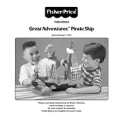 Fisher Price Mattel Great Adventures Pirate Ship 77041 Toy manual cover