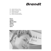 Brandt FC1041B Oven manual cover