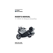 BMW K 1600 B Grand America 2020 Motorcycle manual cover