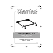 Clarke 7630211 CUMB1 Universal Mobile Base manual cover