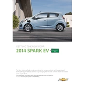 Chevrolet Spark EV 2014 manual cover