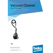 Beko VCO 42701 AB manual cover