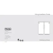 Viking VCFB5301 Refrigerator manual cover