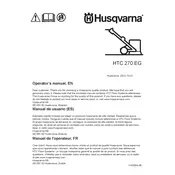 Husqvarna HTC 270 EG Grinder manual cover