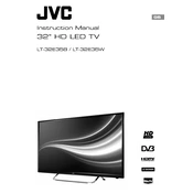 JVC LT-32E35W manual cover