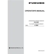 Furuno C-500 Sensor manual cover