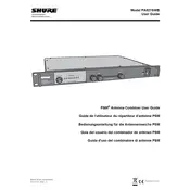 Shure PA821SWB Antenna manual cover