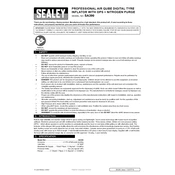 Sealey SA390.V1 Inflator manual cover