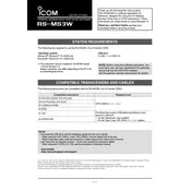 Icom RS-MS3W Software manual cover