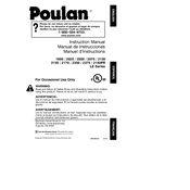 Poulan Pro 2150PR Chainsaw manual cover