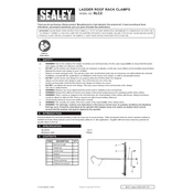 Sealey SLC2 Clamp manual cover