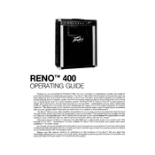 Peavey Reno 400 Amplifier manual cover