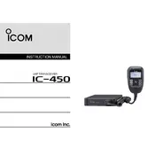 Icom IC-450 Transceiver manual cover