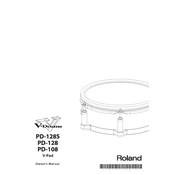 Roland PD-108 manual cover