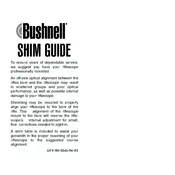 Bushnell Shim Scope manual cover