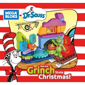 Mega Bloks Mattel Dr Seuss FWB99 Construction Set manual cover