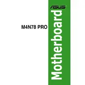 ASUS M4N78 PRO Motherboard manual cover