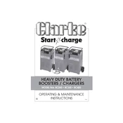 Clarke 6225051 BC260 Heavy Duty Battery Booster Charger manual cover