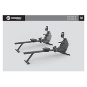 Horizon Fitness Oxford 3 Rower manual cover