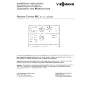 Viessmann Trimatik-MC Remote Control MC Control Unit manual cover