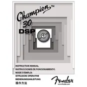 Fender Champion 30 DSP 2267300020 120V 60Hz US Amplifier manual cover