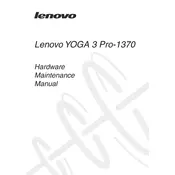 Lenovo IdeaPad Yoga 3 Pro-1370 Laptop manual cover