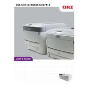 Oki C712 Printer manual cover