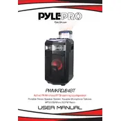 Pyle PWMKRDJ84BT Speaker manual cover